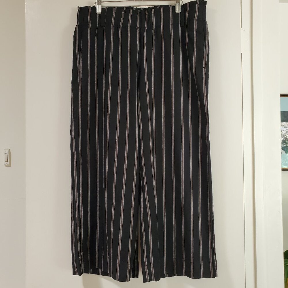 J. Jill High Waist Wide Leg Linen Pants